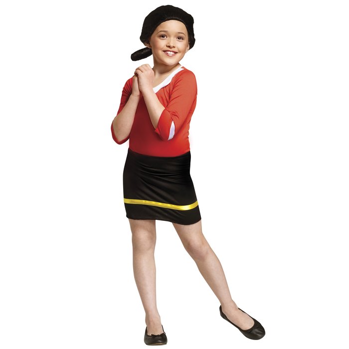 Popeye: Olivia Oyl Kinder-Kostüm für Kinder Funshop