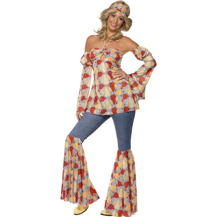 70er Jahre Vintage Hippie Kostum Fur Frauen Funshop