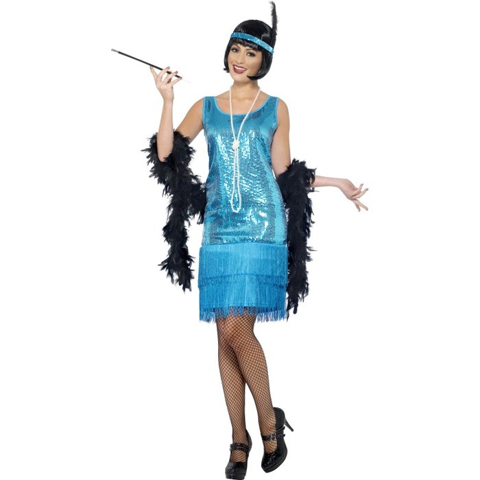 Anni 20 Charleston Flirty Flapper Costume per donne