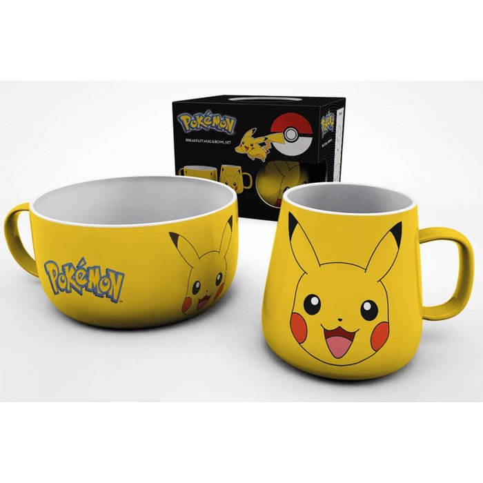 Pikachu Merchandising Ufficiale Set Colazione GB eye Pokemon 