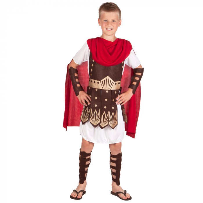 Römer Gladiator Kinder Kostüm Jungen Gr 122-134 NEU  Komplett-Set  #2128 