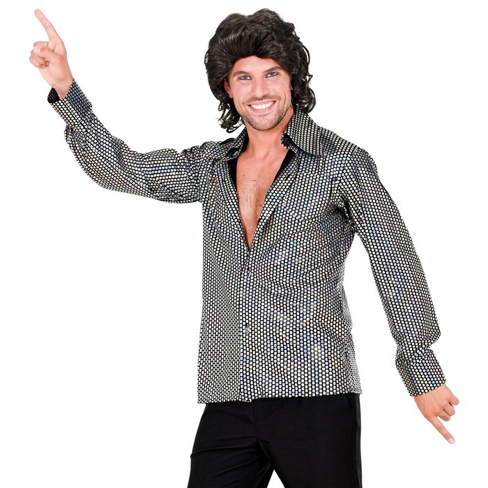 Années 70 - Chemise style disco Pièce de déguisement pour hommes
