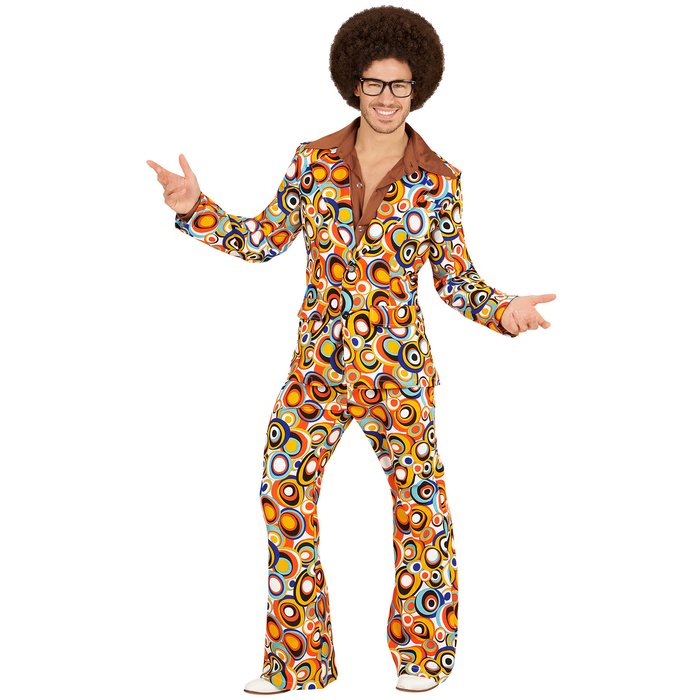 Déguisement Homme - Costume Bubbles - 70's - Années Disco - Taille