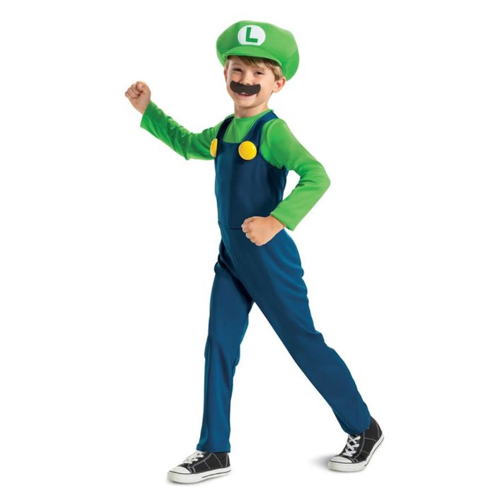 Super Mario Brothers: Luigi Costume bambini per bambini