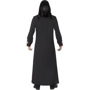 Kostüm Pastor des Todes, Schwarz, mit Gewand