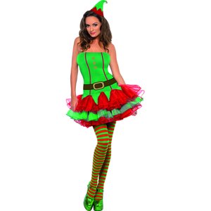 Fever Kollektion, Elfe Damenkostüm, mit Tutu-Kleid und Hut