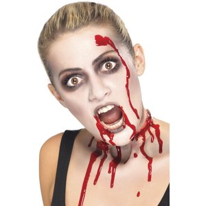 Set make up da zombie con capsule di sangue include trucco per il viso, capsule di sangue e spugna