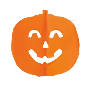 Ghirlanda: zucca intagliata