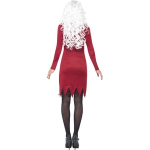 Costume da bellezza con ossa, Rosso, abito con maniche lunghe e cuore a LED