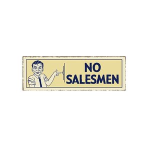 No Salesmen 