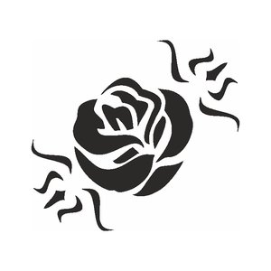 Selbstklebend - Rosenblüte