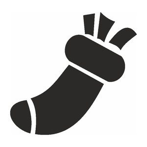 Selbstklebend - Socke
