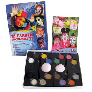 12 Farben-Profi-Schmink-Palette