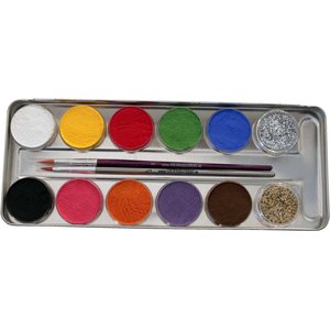 Palette en métal 12 fards combi - Set De Maquillage 