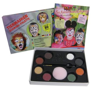 Palette de maquillage masques d'animaux