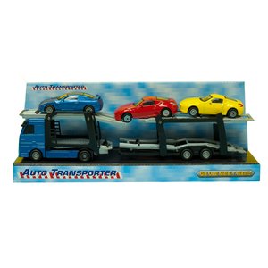 Autotransporter mit 3 Autos 1/60 