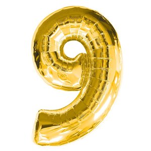 Fête d'anniversaire décoration - Chiffre 9