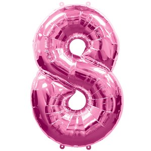 Festa di compleanno / Giubileo - Cifra 8 (rosa)