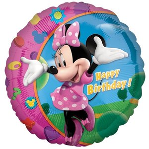 FB Minnie Happy B. rond 45cm