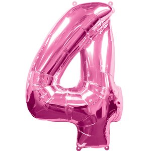 Festa di compleanno / Giubileo - Cifra 4 (rosa)