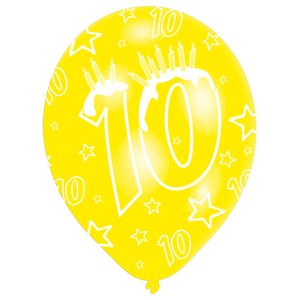 Fête des enfants: Chiffre 10 - Set de 6 