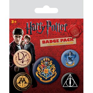 Harry Potter: Hogwarts Badge Set (5 pièces)
