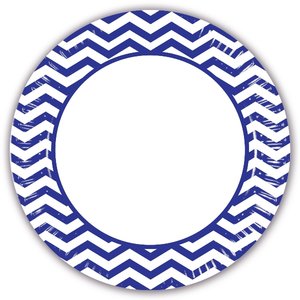 Blue Chevron (8 pièces)