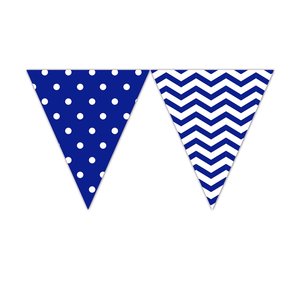 Blue Chevron - Wimpel