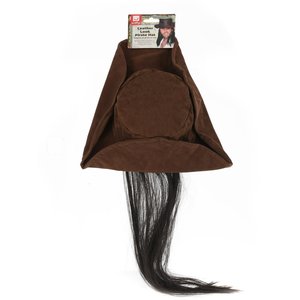 Cappello da pirata con capelli