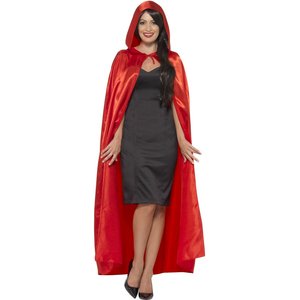 Hooded Cape Red