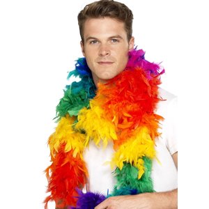 Boa di piume: Arcobaleno - 80 g
