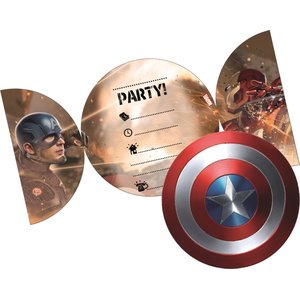 Captain America Civil War (6 pièces)