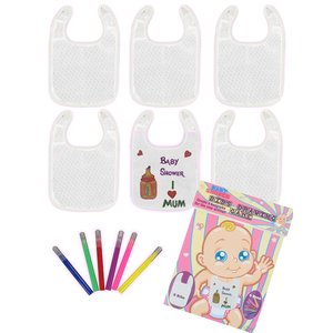 Naissance: Bibs Drawing Game - peindre des bavettes