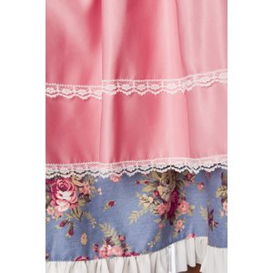 Oktoberfest - Dirndl Blue Flower inkl. Bluse