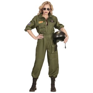 Kampfjet Pilotin Overall 