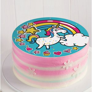 Einhorn Tortenaufleger