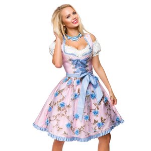 Oktoberfest - Dirndl con grembiule di fiori 