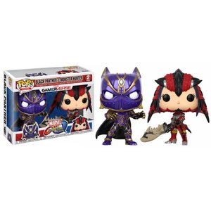 POP! Marvel vs. Capcom: Black Panther vs Monster Hunter 