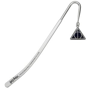 Harry Potter marque-page Deathly Hallows (plaqué argent)