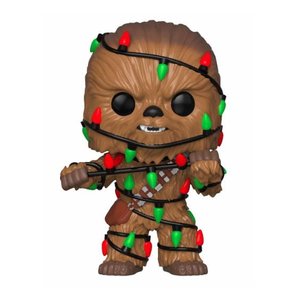 Star Wars POP! Vinyl Bobble Head Holiday Chewbacca with Lights 9 cm