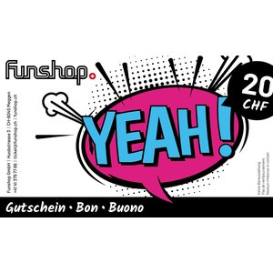 Buono Funshop CHF 20.-