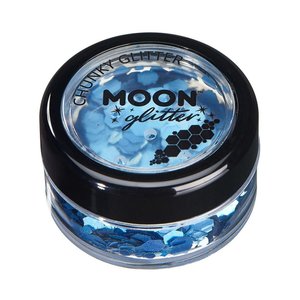 Moon Glitter Chunky - Blau