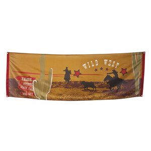 Wild West Banner - Wilder Westen Party