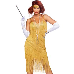 Anni 20 Charleston - Golden Lady Flapper