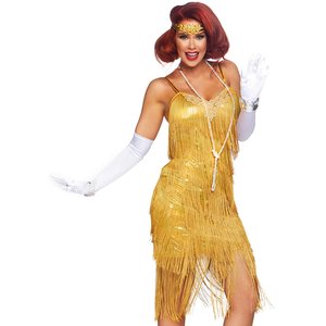 Anni 20 Charleston - Golden Lady Flapper