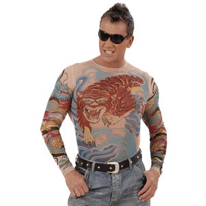 Tattooshirt - Tiger und Drachen