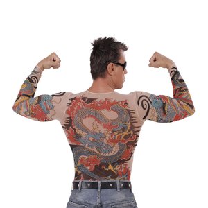 Tattooshirt - Tiger und Drachen