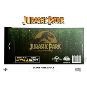 Jurassic Park: Plaque d'immatriculation de Dennis Nedry 1/1