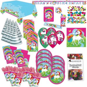 Unicorno: Box per il compleanno per 8 bambini