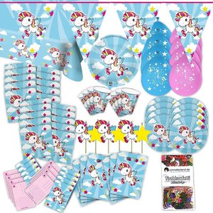Licorne: Box d'anniversaire pour 8 enfants